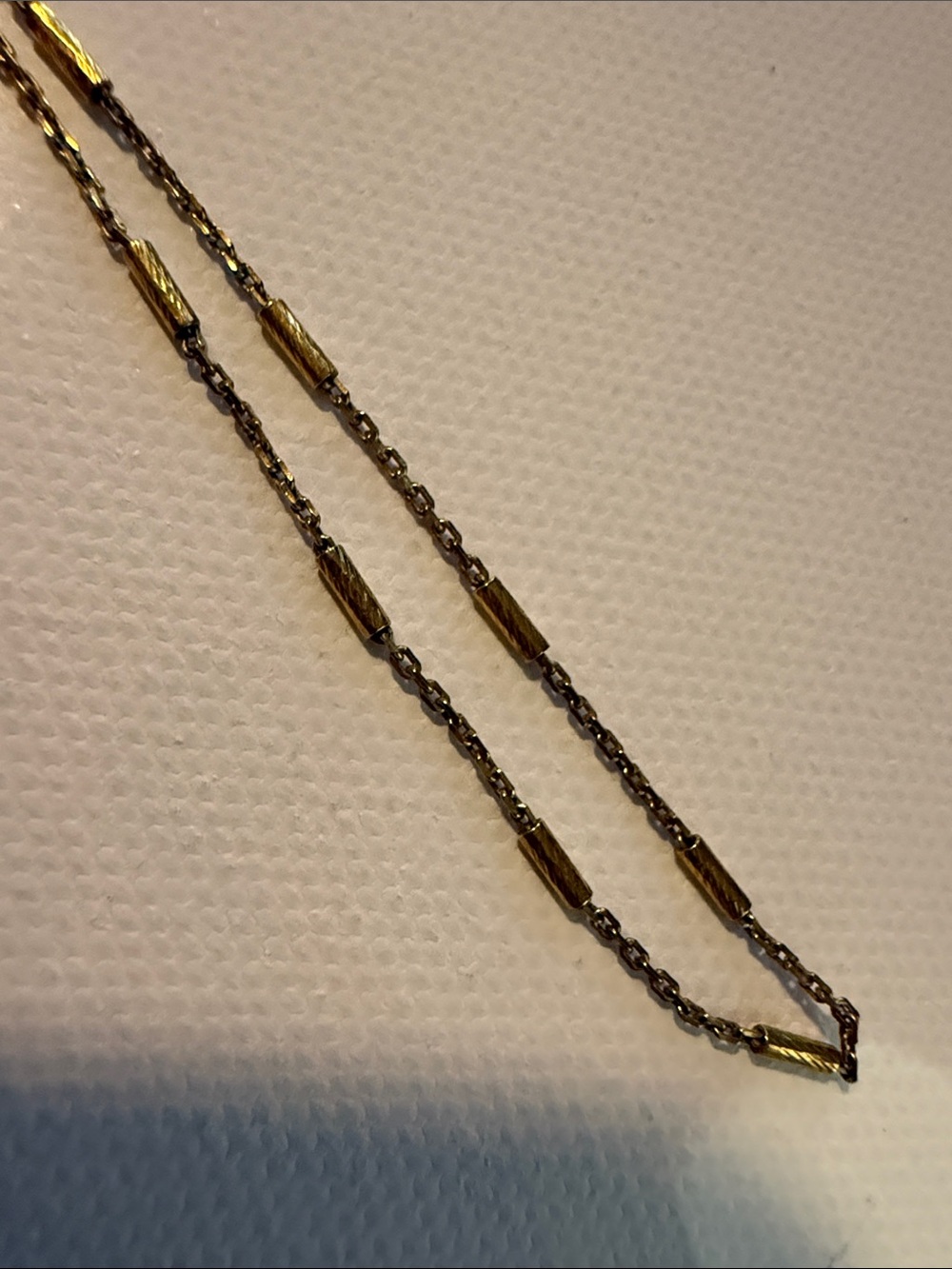 Kendra Scott 18k gold vermeil over sterling silver 925 station chain necklace - Picture 7 of 7